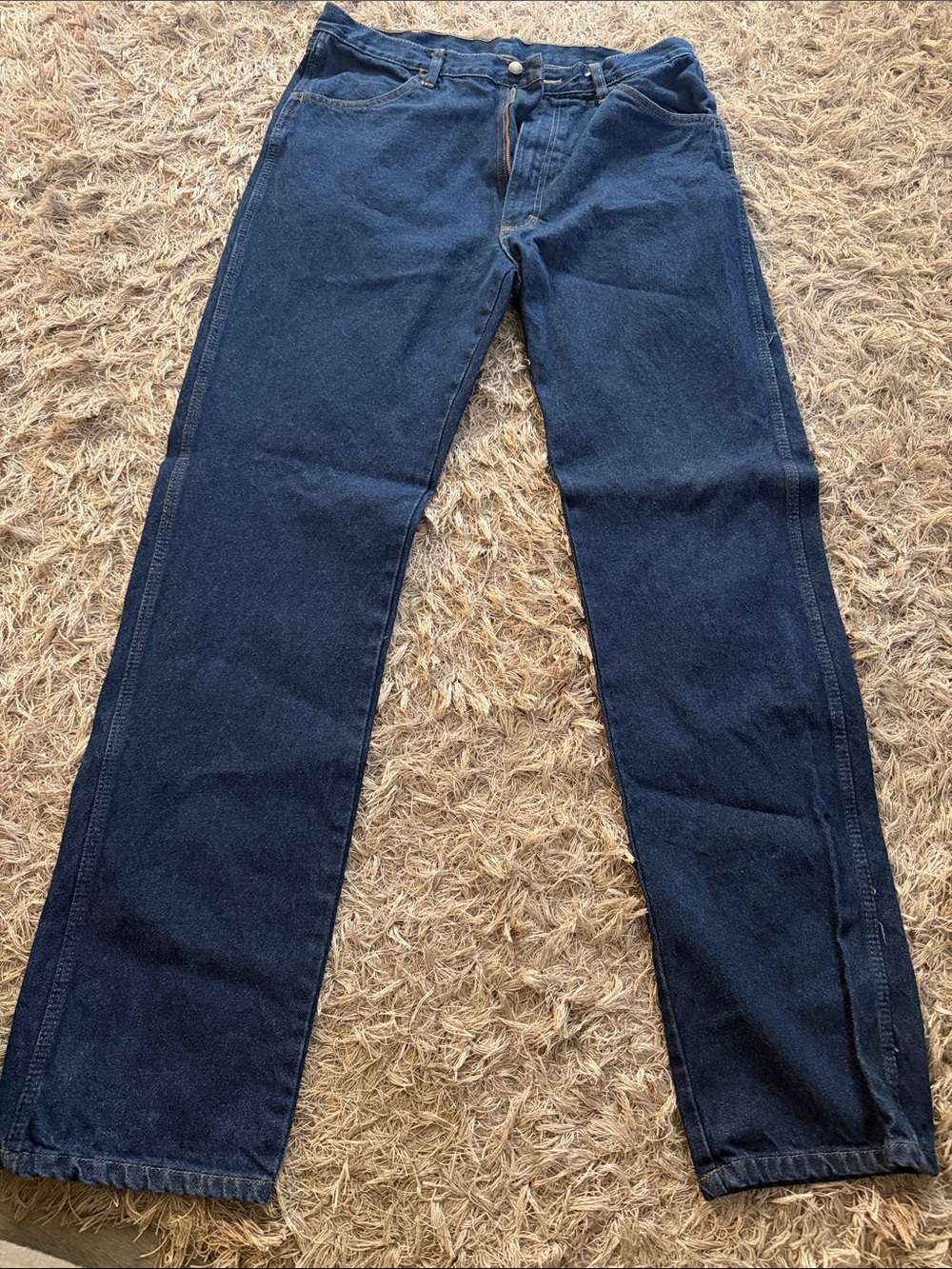 Rustler Men's Navy Straight Jeans